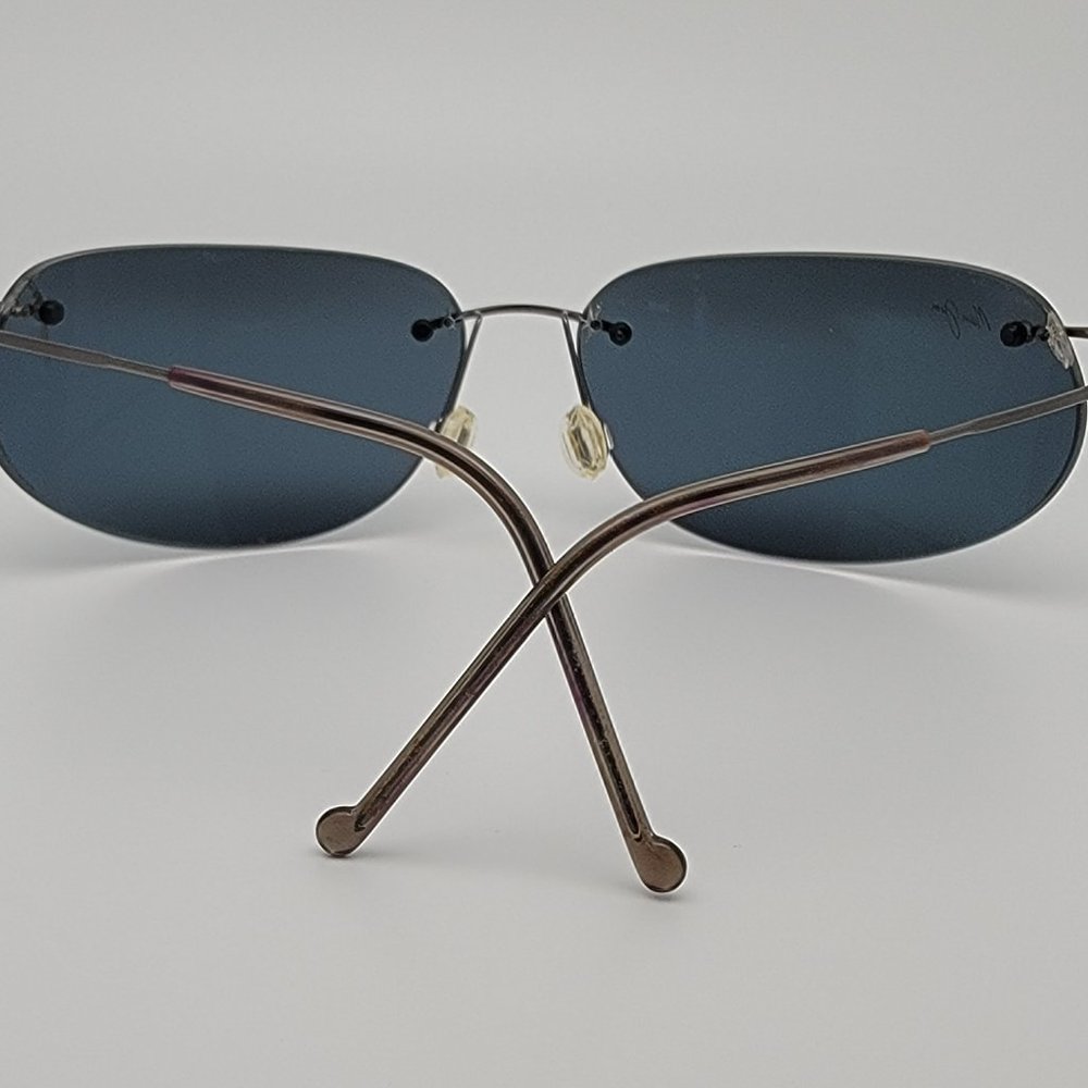 *SOLD* Maui Jim MJ-501-02 Kaanapali Titanium Gunmetal Sunglasses Frame w/ Case - Picture 5 of 13